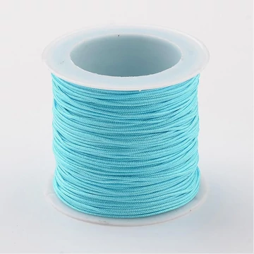 Műselyem szál (égkék) tekercsben, 0,8 mm, kb. 30 m