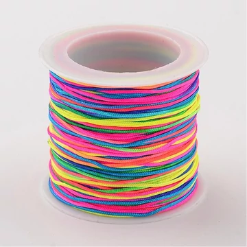 Műselyem szál (szivárvány) tekercsben, 0,8 mm, kb. 30 m