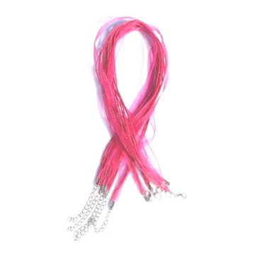 Pink organzás lánc