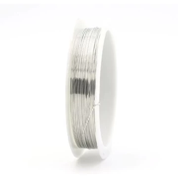 Szerelődrót (ezüst szín) tekercsben, 0,8 mm, kb. 3 m
