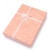 Díszdoboz, rózsaszín, rózsaszín szatén szalag, fehér szivacs, karton, 12,5x18 cm
