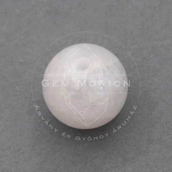 Holdkő, fehér, "A" gyöngy, 10 mm
