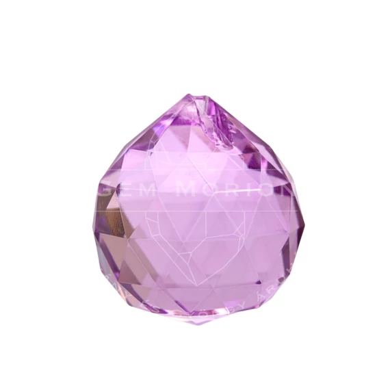 Feng Shui kristály, lila, 3 cm