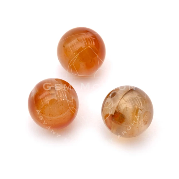 Karneol gyöngy, 14 mm