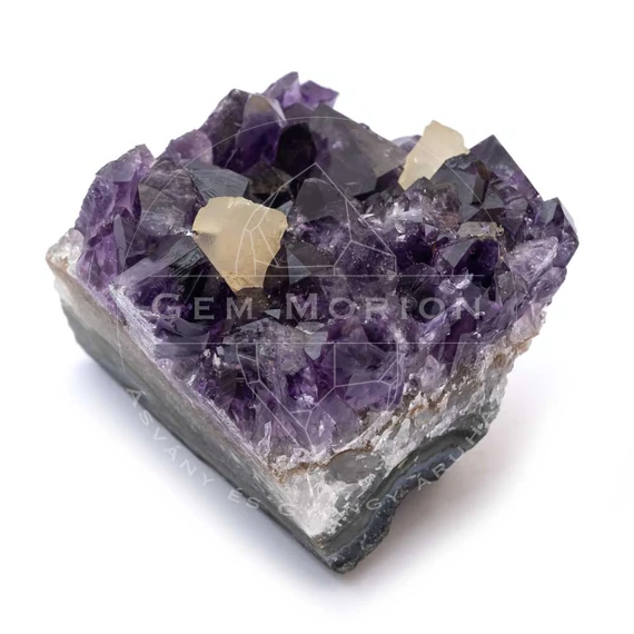 Ametiszt kristálytelep, szárm. hely: Uruguay, 207,5 g