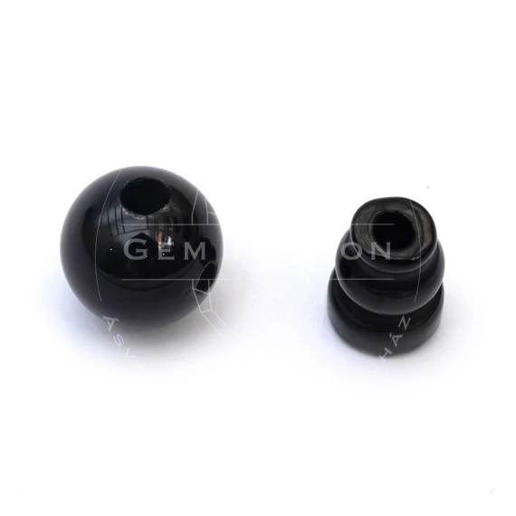 Ónix guru gyöngy, 8 mm, 1 pár
