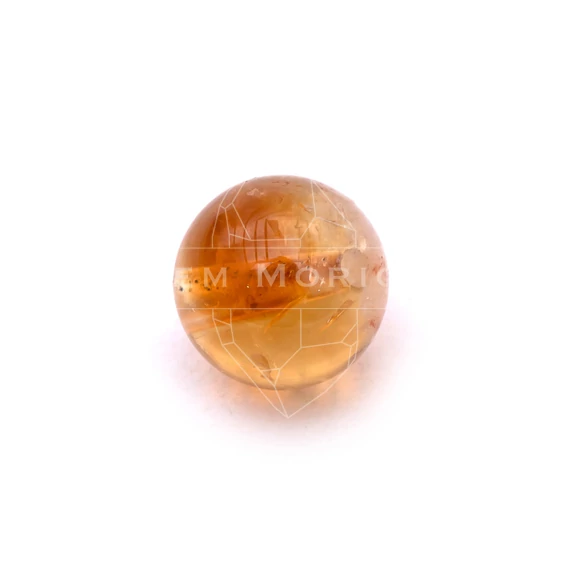 Citrin gyöngy, 6 mm