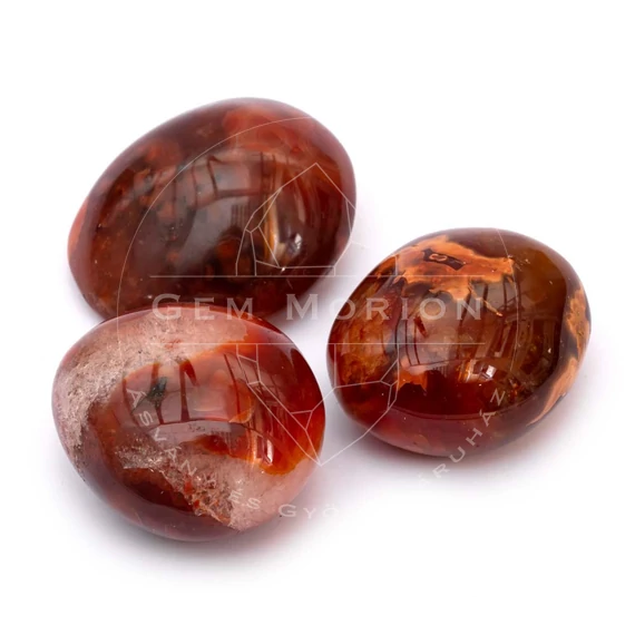 Karneol tenyérkő, 90-110 g