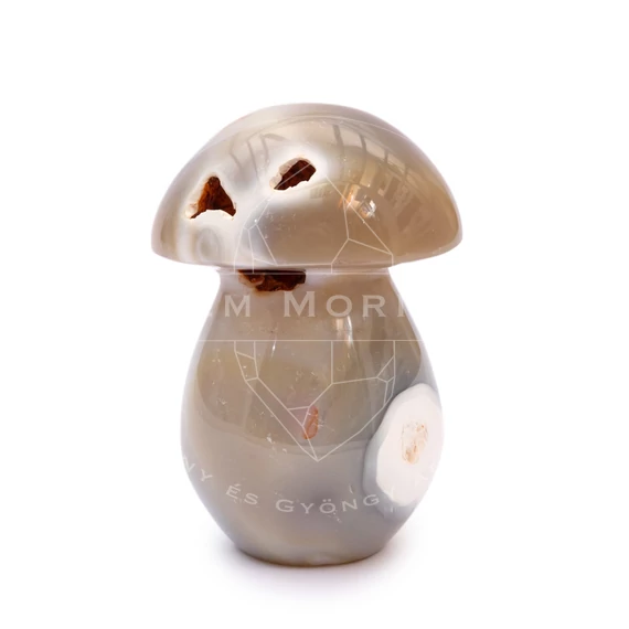 Achát gomba, 257 g, kb. 8 cm magas