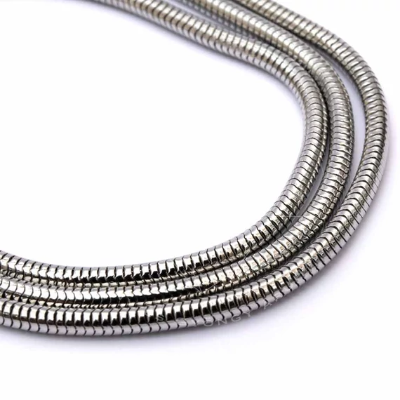 Nemesacél kígyólánc, 3 mm, 50 cm (1 db)