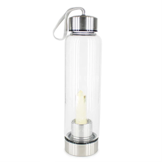 Ásvány kulacs citromkvarc csúccsal, 550 ml