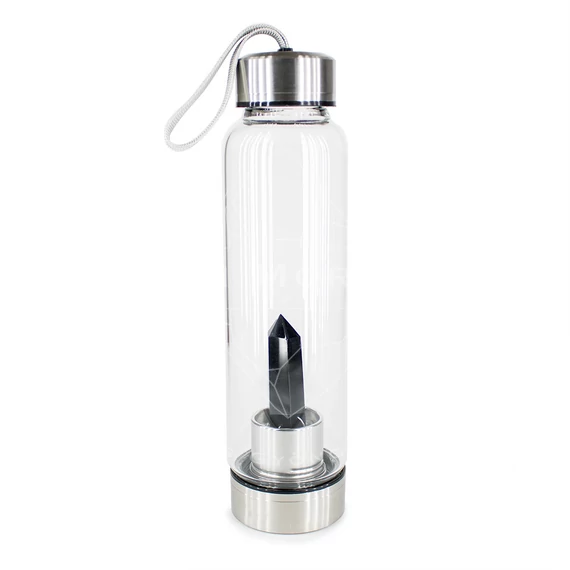 Ásvány kulacs obszidián csúccsal, 550 ml