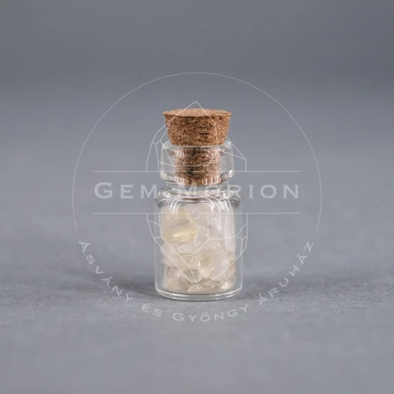 Citrin mini ezoterikus üvegcse (18x10 mm)