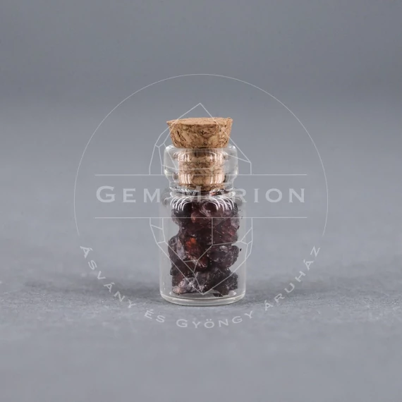 Gránát mini ezoterikus üvegcse (18x10 mm)