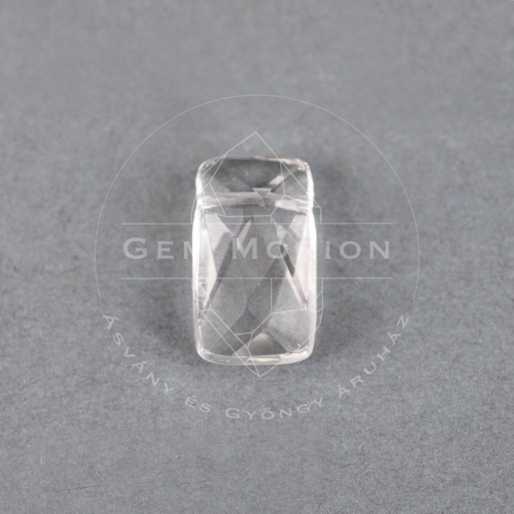 Hegyikristály tégla gyöngy, 10x18x6 mm