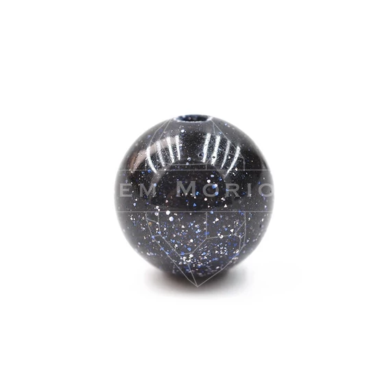 Napkő (kék) szintetikus gyöngy, 10 mm