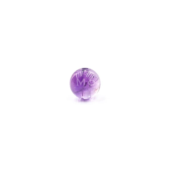 Ametiszt gyöngy, 6 mm