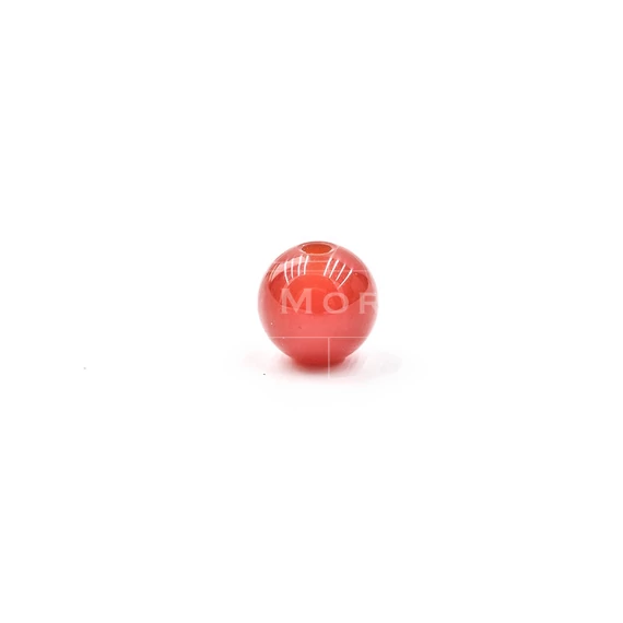 Karneol gyöngy, 6 mm