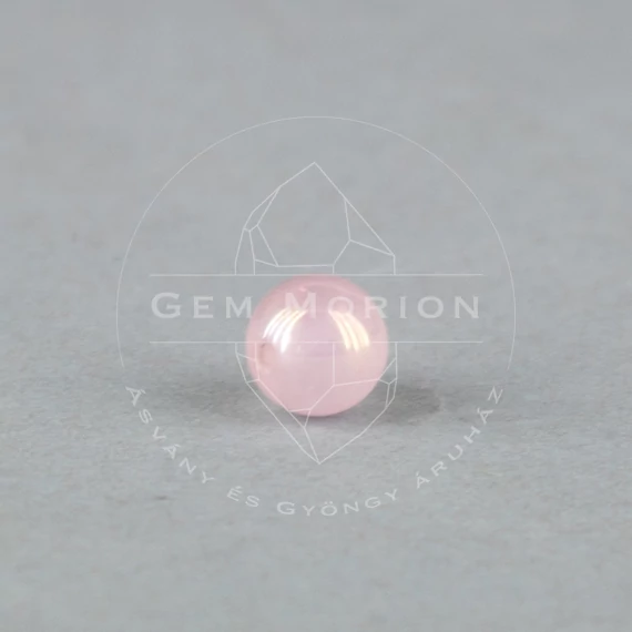 Rózsakvarc aura gyöngy, 8 mm