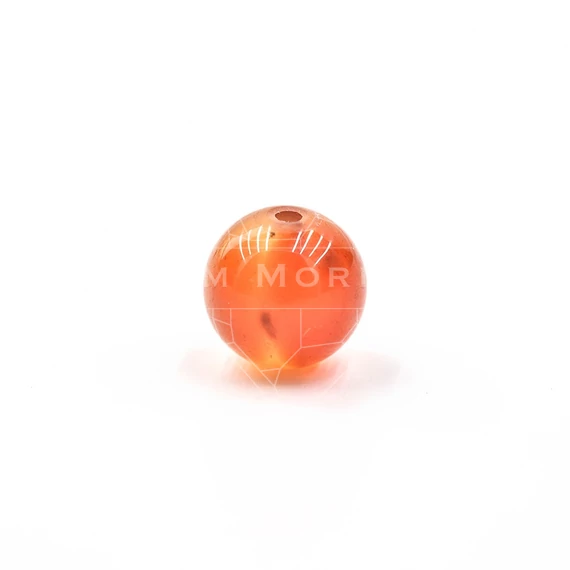 Karneol gyöngy, 8 mm