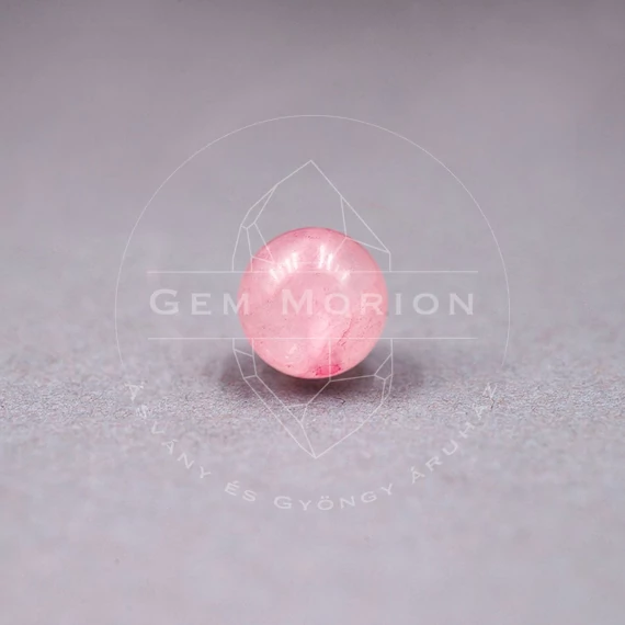 Rózsakvarc gyöngy, 8 mm