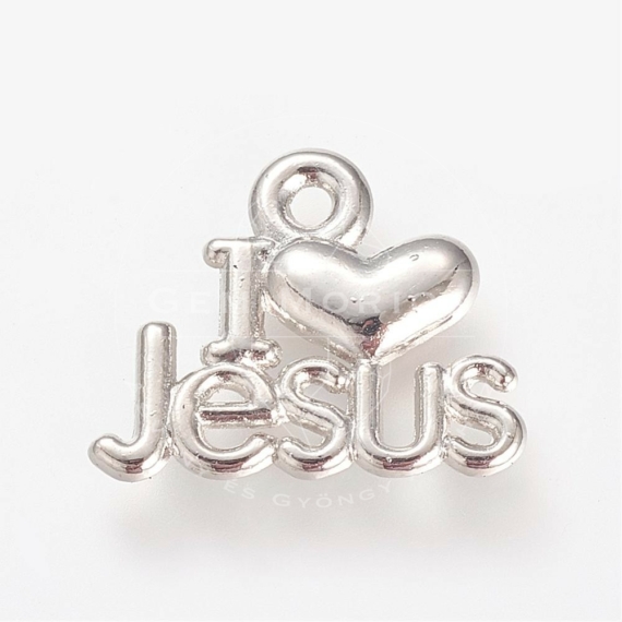 I love Jesus medál (10 db)