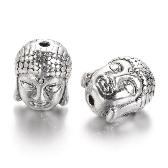 Buddha fej köztes dísz (10 db)
