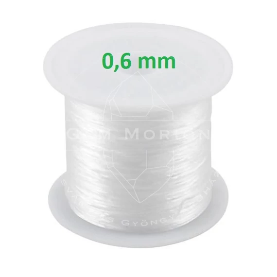 Gumidamil 0,6 mm, kb. 100 m/tekercs