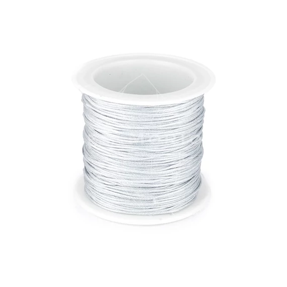 Műselyem szál (szürke) tekercsben, 0,8 mm, kb. 30 m