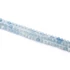 Kép 2/2 - Akvamarin fazettált golyós szál, 3,5 mm, kb. 38 cm