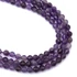Kép 1/2 - Ametiszt fazettált golyós szál, 4 mm, kb. 38 cm