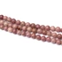 Kép 2/2 - Rodonit  rózsaszín golyós szál, 4 mm, kb. 38 cm