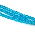 Kép 2/2 - Roppantott kristály (türkizkék), 4 mm, kb. 38 cm