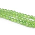 Kép 2/2 - Roppantott kristály (zöld) golyós szál, 4 mm, kb. 38 cm