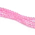 Kép 2/2 - Roppantott kristály (rózsaszín) golyós szál, 4 mm, kb. 38 cm
