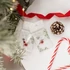 Kép 2/2 - Karácsonyi angyalka kulcstartó, táskadísz, mashan jáde, roppantott kristály gyöngyök: 6 mm, 8 mm