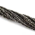 Kép 2/3 - Pirit golyós szál, fazettált, 2 mm, kb. 38 cm