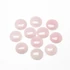 Kép 2/2 - Rózsakvarc cabochon kő, 8x4 mm (2 db)