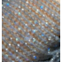 Kép 2/2 - Labradorit fazettált golyós szál, 2 mm, kb. 39 cm