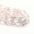 Kép 2/2 - Hegyikristály fazettált ovál szál, 12x16 mm, kb. 39 cm