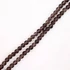 Kép 2/2 - Füstkvarc golyós szál, 6 mm, kb. 39 cm