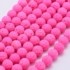 Kép 3/3 - Lávakő (pink) szintetikus golyós szál, 8 mm, kb. 39 cm