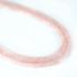 Kép 2/2 - Rózsakvarc hengeres szál, 4x13 mm, kb. 39 cm