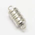 Kép 2/2 - Hengeres mágneskapocs (ezüst szín), 20x8 mm (3 db)