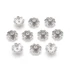 Kép 2/2 - Virág mintás gyöngykupak, 12x12 mm (9) (30 db) 