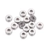 Kép 2/2 - Nemesacél kerek, lapos köztes dísz, 7 mm, 2,5 mm lyuk (10 db)