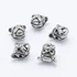 Kép 2/2 - Nemesacél bulldog fej köztes dísz, 12 mm (1 db)