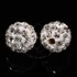Kép 2/2 - Pave disco gömb (fehér) köztes dísz, 6 mm (3 db)