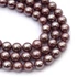 Kép 1/2 - Shell pearl (lila) golyós szál, 8 mm, kb. 39 cm