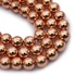 Kép 1/2 - Hematit (rosegold) golyós szál, 8 mm, kb. 39 cm